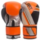 Перчатки для бокса и единоборств на липучке ZELART Champ BO-1335 Orange-Silver-Black 12 унций - изображение 1