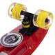 Скейт пенни борд Penny My Go Fish Skateboards 405-15 со светящимися колесами Red-Yellow - изображение 5
