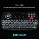 Riitek RII I4 mini Bluetooth/USB клавіатура з тачпадом та підсвічуванням (RU) - изображение 7