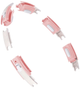 Hula-hop HMS HHM15 Pink z licznikiem + pas wyszczuplający BR163 Red (5907695552744) - obraz 3