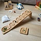 Розвиваюча дерев'яна іграшка доріжка Threewood Монтессорі Marble Track River для дітей від 3 років, розмір 40х10см - изображение 1