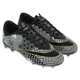 Бутсы футбольные детские Zelart 757-2 размер 44 Black-White-Gold - изображение 4