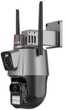 Вулична WIFI камера відеоспостереження 8MP, Full HD, з сиреною з віддаленим доступом Dual Lens (L) - изображение 9