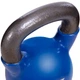 Гиря чугунная с виниловым покрытием Zelart My Fit 5161 8 кг желтая - изображение 7