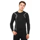 Спортивная компрессионная футболка мужская Zelart Heroe 510 размер 2XL (180-185 см) Black-White - изображение 3