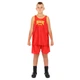 Форма для бокса детская боксерская форма Zelart Ukraine Heroe 8942 размер L (135-145см) Red-Yellow - изображение 8