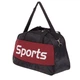 Сумка спортивна Zelart Sports 0102 об'єм 32 літри Black-Red - зображення 3