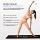 Коврик для йоги EasyFit Moon (замша-каучук) 3 мм черный (мат-каремат спортивный, йогамат для фитнеса, пилатеса) EF-1926-2 - изображение 6