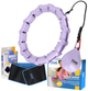 Hula-hop HMS OHA02 Violet z wypustkami i obciążnikiem One Fitness + pas BR160 (5907695552935) - obraz 1