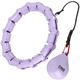 Hula-hop HMS OHA02 Violet z wypustkami i obciążnikiem One Fitness + pas BR160 (5907695552935) - obraz 2