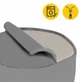 Подушка для йоги и медитации 4FIZJO Zafu круглая 32 x 20 см Grey (P-5907739315533) - изображение 2