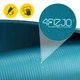 Килимок (мат) спортивний 4FIZJO NBR 180 x 60 x 1.5 см для йоги та фітнесу Sea Green (P-5905973406734) - зображення 10