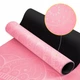 Коврик (мат) спортивный 4FIZJO замша 183 x 61 x 0.15 см для йоги и фитнеса Pink (P-5905973404419) - изображение 7
