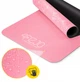 Коврик (мат) спортивный 4FIZJO замша 183 x 61 x 0.15 см для йоги и фитнеса Pink (P-5905973404419) - изображение 9