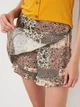 Юбка-шорты мини летняя женская Pull & Bear 5395332020 XS Комбинированная (KC1000000037554) - изображение 4