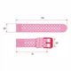 Ремінець для смарт годинника ALDT7 Pink - зображення 3