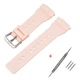 Ремешок для Casio G-Shock DW-5600 Pink-Glossy SI - изображение 1