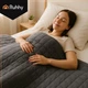 Обтяжена ковдра Ruhhy 24427, 10 кг, 200×220 см, гравітаційна антистрес ковдра, двоспальна, бавовна, сіра - изображение 3