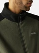 Толстовка на флисе, на молнии мужская Regatta HedmanII RMA192-ZYI 3XL Хаки с черным (5063516139355) - изображение 4
