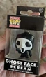 Крик брелок Ghost Face Призрачное лицо funko pop фигурка scream 4 см Черный - изображение 3