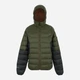 Куртка зимняя короткая мужская Regatta Hooded Dalent RMN304-ZYI L Хаки с черным (5063516132387) - изображение 5