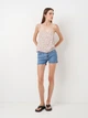 Джинсовые шорты женские Pull & Bear 5693302427 32 Голубые (KC1000000037778) - изображение 3
