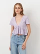 Топ женский Pull & Bear 9244314612 M Лиловый (KC1000000037530) - изображение 1