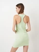 Платье короткое летнее женское Pull & Bear 4393358526 L Салатовое (KC1000000037529) - изображение 2
