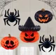 Паперовий декор на Хелловін Павук , Гофрована куля прикраса на Хелловін, Halloween - зображення 3