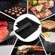 Антипригарный многоразовый коврик для духовки 40х50 см — тефлоновый термостойкий защитный лист для дна духовки / гриля, черный (117394146) - изображение 3