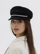 Кепи кашемировая с цепью D.Hats цвет чёрный - изображение 2