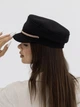 Кепи кашемировая с цепью D.Hats цвет чёрный - изображение 3