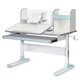 Дитяча парта Vancouver Multicolor BL Mealux BD-620 W/G MC + BL з полицею - зображення 1