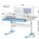 Дитяча парта TH-325 ErgoKids TH-325 W/BL, Blue - зображення 2