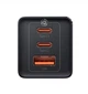 Сетевое Зарядное Устройство Baseus GaN5 Pro 65W (2 Type-С+USB ) + Кабель Type-C to Type-C 100W (1m) Black - изображение 3