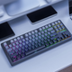 Беспроводная механическая клавиатура Attack SHARK M87 PRO V2 (87 клавиш, BT5.0, 2.4 Гц, USB Type-C, RGB, 5000 мАч, Gradient Gray) - изображение 4