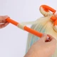 Бигуди-бумеранги Magic Curler из пенорезины, диаметр 14 мм, 10 шт в наборе оранжевые - изображение 2
