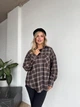 Жіноча фланелева сорочка у клітинку Uaclothes 48-52 Капучино (like35248-156681361) - изображение 3