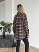 Жіноча фланелева сорочка у клітинку Uaclothes 42-46 Коричневий (like35245-156651360) - изображение 4