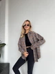 Жіноча фланелева сорочка у клітинку Uaclothes 48-52 Бежевий (like35247-156671361) - изображение 3