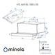 Вытяжка MINOLA HTL 6615 BL 1000 LED - изображение 13