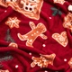 Плед ARDESTO Christmas Flannel Имбирные домики Красный Полуторный 160x200 см (ART0121PB) - изображение 4
