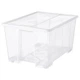 Контейнер з кришкою ІКЕА SAMLA 79x57x43 см/130 л (s29440819) - зображення 1