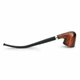 Люлька для куріння CHURCHWARDEN KAF218 з довгим акриловим мундштуком з дерева груші - зображення 6