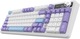 Klawiatura bezprzewodowa Ajazz AK980 Gift Switch V2 USB/Bluetooth Biały/Fioletowy (AK980-GV2-PWB) - obraz 4