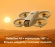 Дитячий квадрокоптер з FPV-камерою, обходом перешкод, підсвіткою та захистом пропелерів — міні-дрон для дітей і підлітків YouWe 2100145, сірий - зображення 7