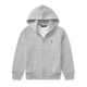 Кофта Polo Ralph Lauren зіпка з капюшоном, сірого кольору, розмір М - изображение 1