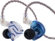 KZ ZS10 Pro Glare Blue (Hi-Res, 1DD+4BA, з мікрофоном) – Гібридні аудіофільські навушники для Hi-Fi звучання (COPY) - зображення 2