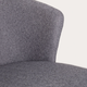 Krzesło do kuchni i salonu HOMLA 738098 LUJO 56.5 x 59 x 81 cm Ciemnoszare (5906496738098) - obraz 6