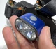 Аккумуляторный фонарик на голову с USB зарядкой, Police BL-2128-2T6, Type-C, Синий - изображение 4